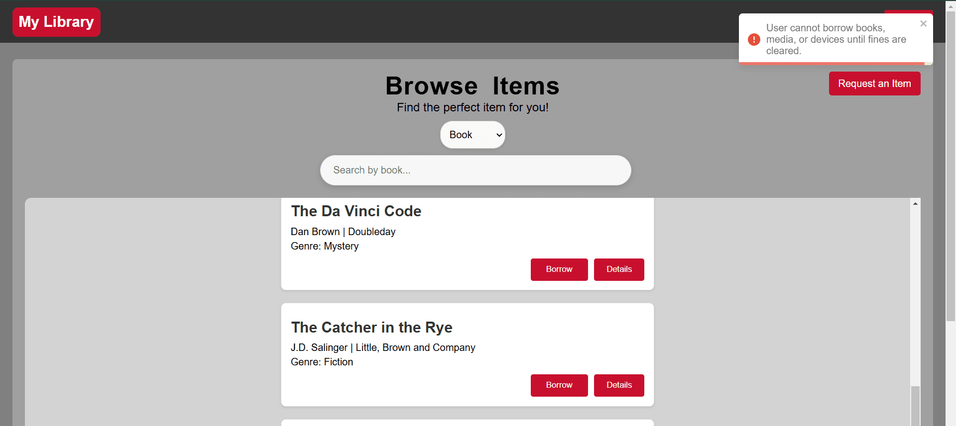 Library Database