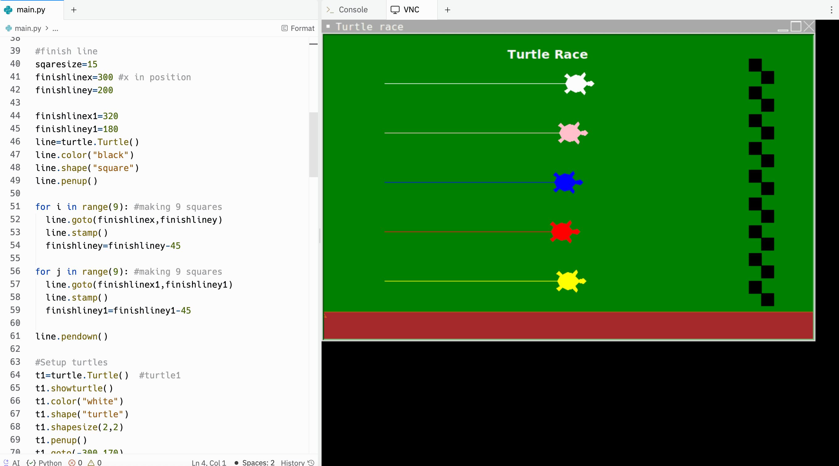Turtle Race Sprint